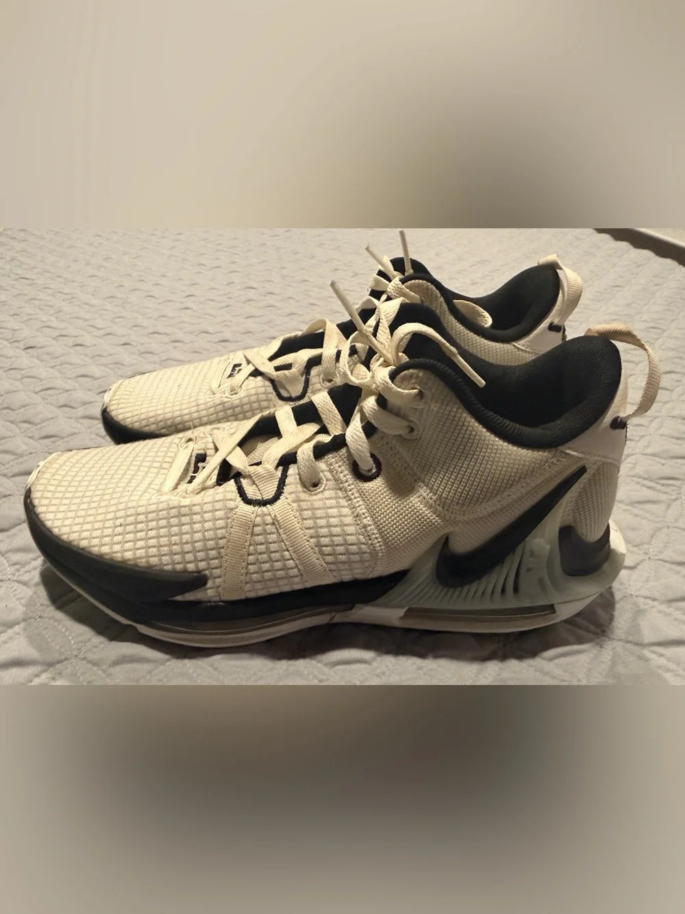 Nike Lebron Witness VII 7 TB White Black Men's Size 8 Shoes DZ3299-100